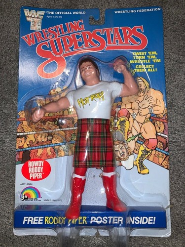 ROWDY RODDY PIPER LJN WWF MOC Wrestling Superstars...