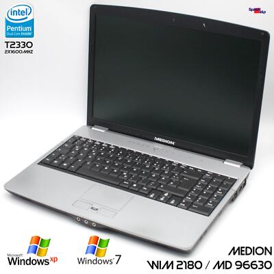 Medion MD 96630 WIM 2180 Notebook Laptop Windows 7 XP 2GB 60GB