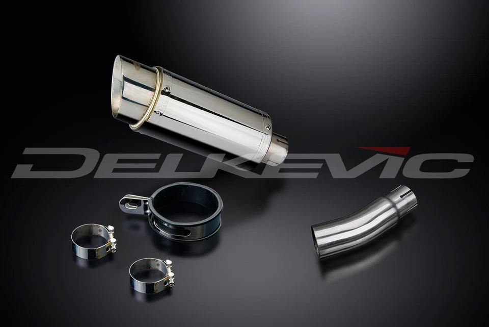 Suzuki SFV650 Gladius 2009-2015 комплект круглого глушителя из нержавеющей стали без шнуровки 8 дюймов - Изображение 4 из 4