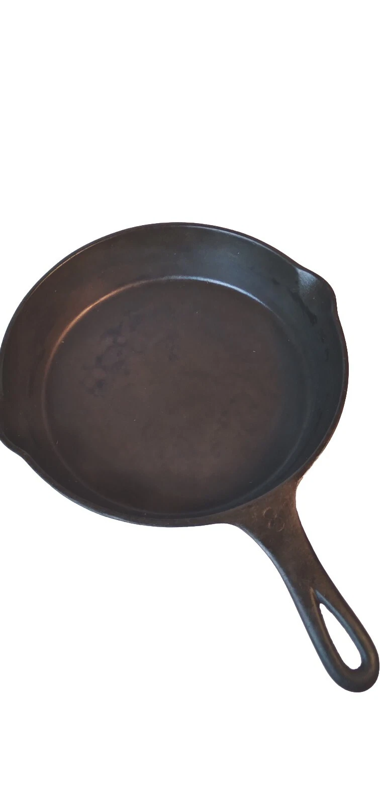 Wagner "Fat Handle" #8 Cast Iron Skillet Unmarked