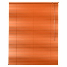 Aluminium Jalousie Alu Jalousette Rollo Fensterjalousie - Höhe 180 cm orange