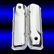 Valve Covers For Ford 351 Cleveland Engines Chrome Factory Height Valve Covers For Ford 351 Cleveland Engines Chrome Factory Height