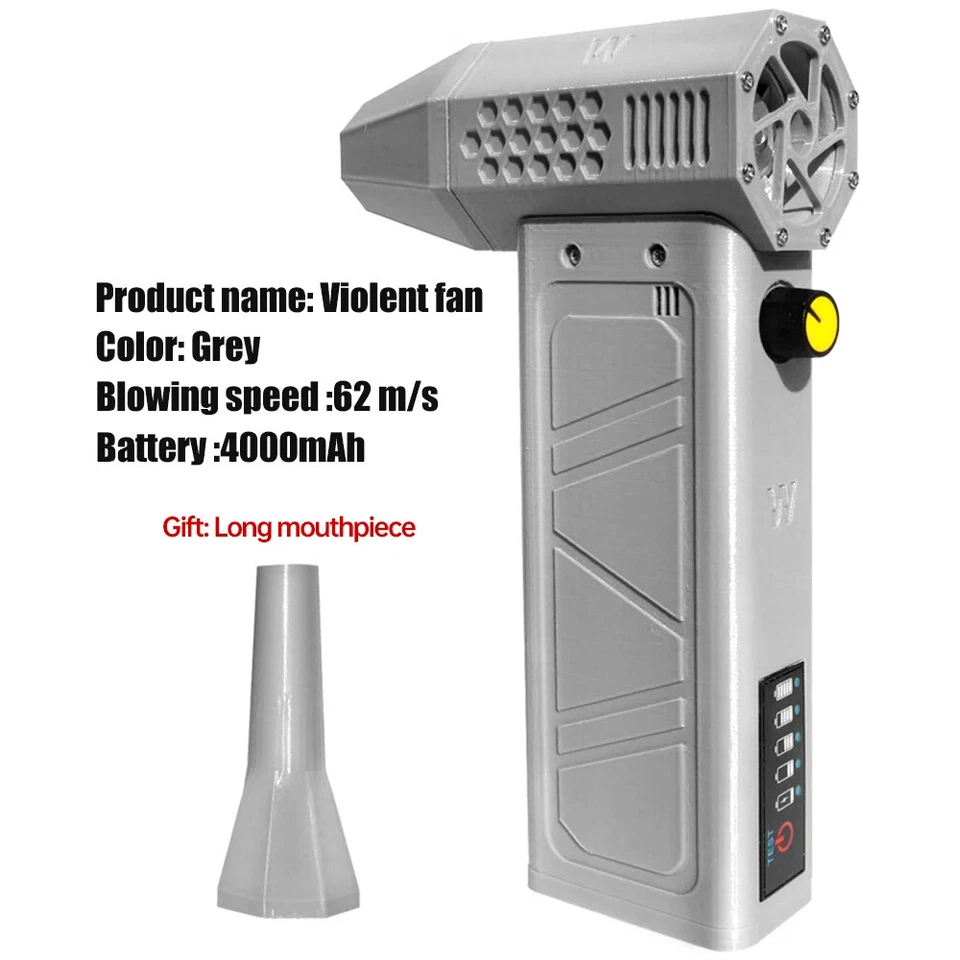 Mini Air Blower Turbo Fan Handheld Industrial Booster Violent Fan Turbo Jet Fan - Image 4 of 4