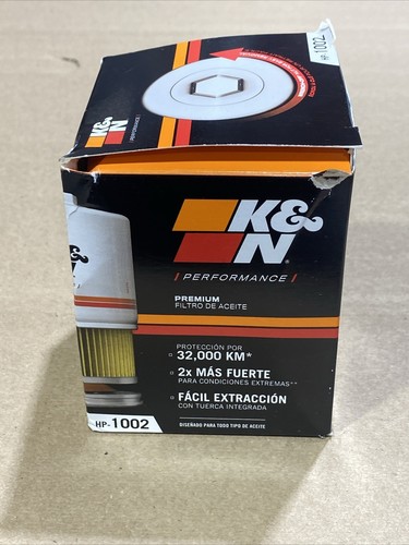K&N HP-1002 Oil Filter For 240 Ford Escape Explorer Jeep Wrangler Mustang New - Picture 2 of 2