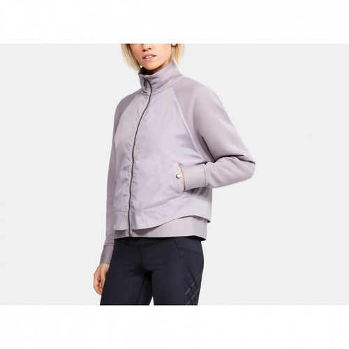 Under Armour Womens Misty Copeland Layered Tetra Gray Jacket Size XS