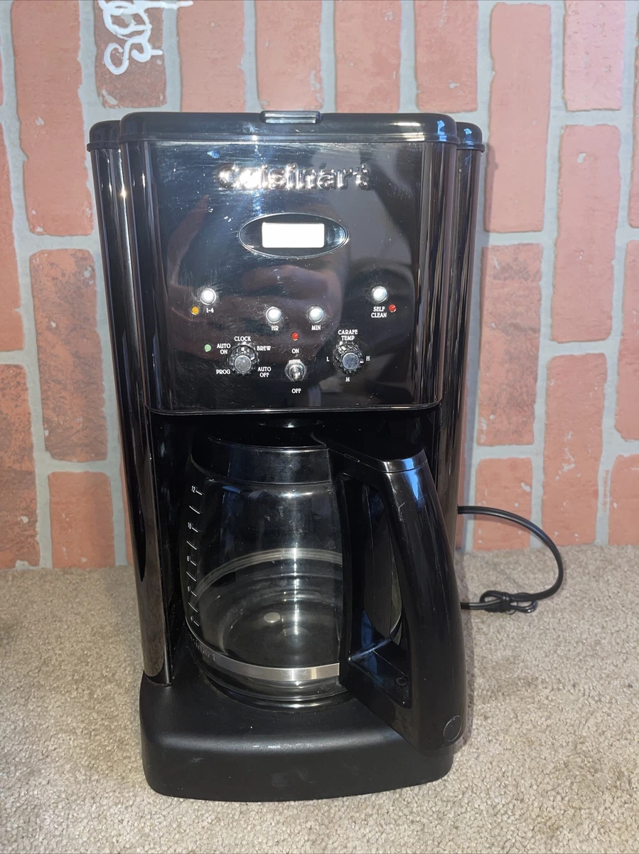 Cuisinart 12 Cup Black Stainless Coffeemaker