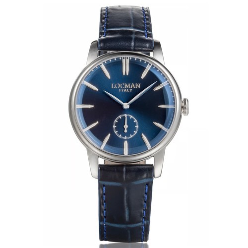 LOCMAN orologio uomo collezione La doce vita 1960 blu cassa 37 mm - Foto 6 di 7