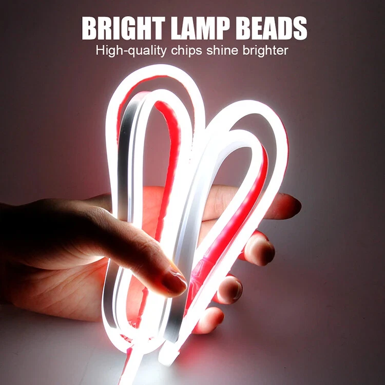 LED Car Strip lighting Decorative Lamp Universal Car Daytime Running Light 12V - Image 4 of 4