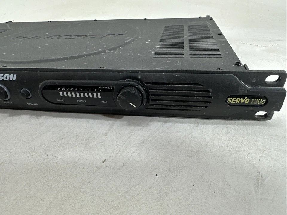 Samson Servo 120a 120W Amplificador de Potencia Estéreo de 2 Canales Montaje en Rack Foto 4 de 4