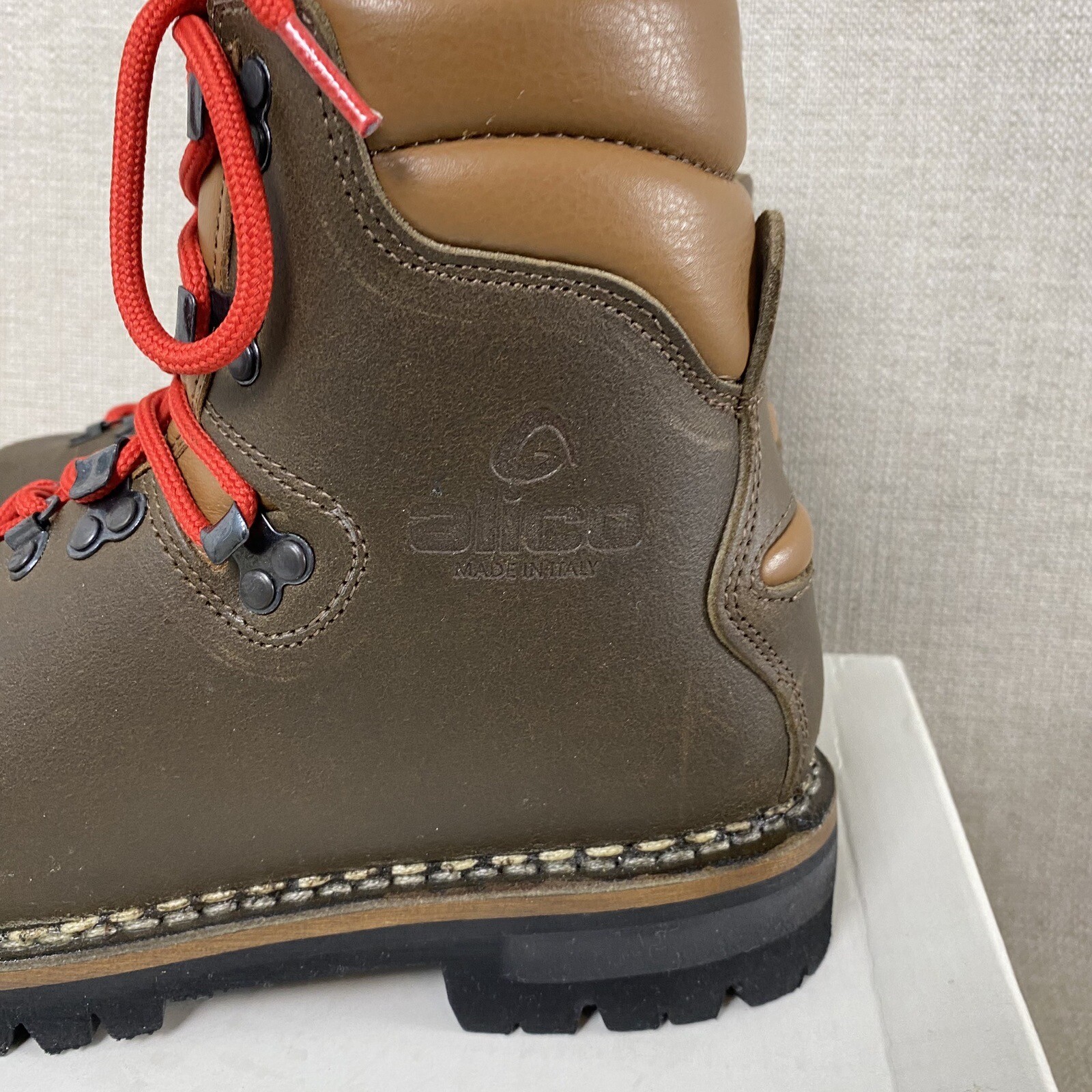 Alico New Guide Mountaineering Boots Size 7 Made In Italy Perwanger Leather NEW eBay