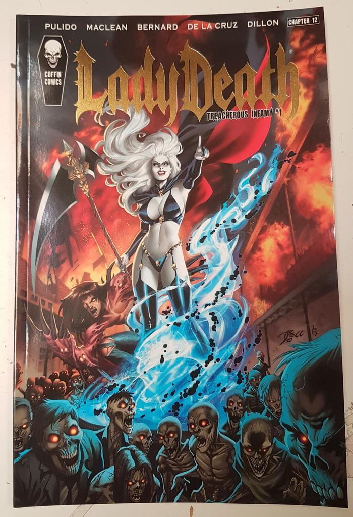 Lady Death Treacherous Infamy Premiere Edition Comic