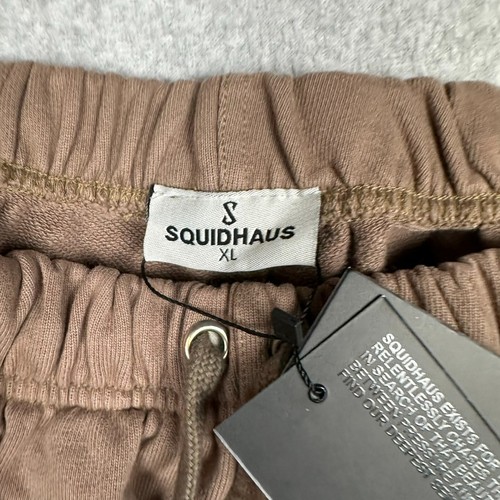 SquidHaus Sweatpants Mens XL VTG Brown Essentials Oversized Organic Cotton NWT - Picture 6 of 9