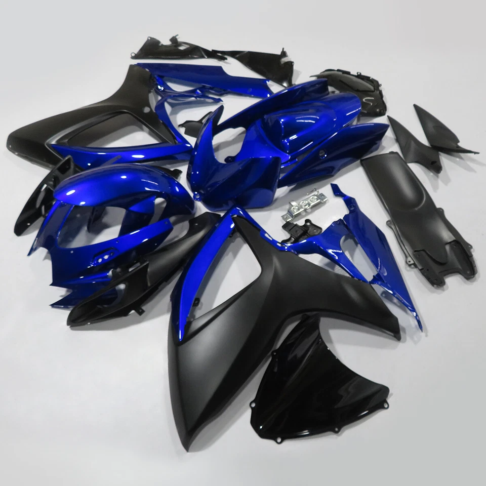 Blue & Black Fairing Kit for Suzuki GSXR600/750 2006 2007 ABS Injection Bodywork - Image 3 of 4