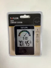 Taylor Indoor Comfort Station Hygrometer Digital Thermometer Humidity NEW! NIB