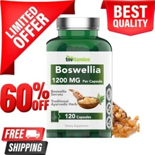 Boswellia Serrata Herbal Extract Capsules 1200 Mg Capsule-USA