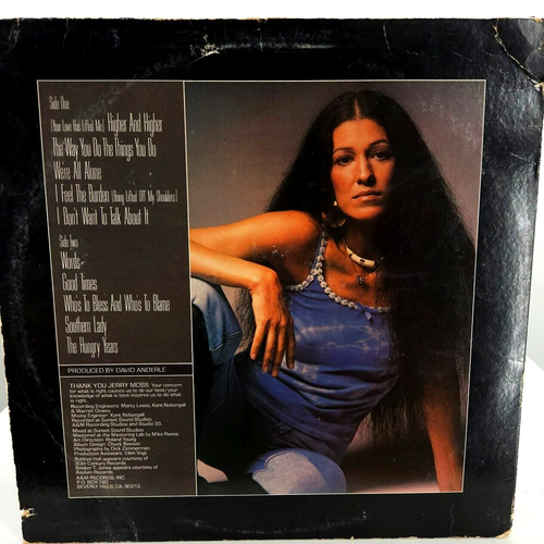 Rita Coolidge Album Anytime.. Anywhere Your Love Has Lifted Me 1977 A&M Records - Picture 6 of 13