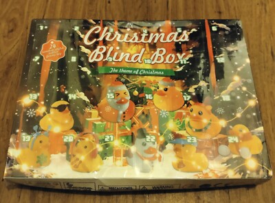 Weihnachten Blindbox - Gummi Ente Adventskalender Countdown Spielzeug, NEU