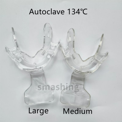 10Pcs Dental FCB Frame Cut Back Impression Tray Mandibular Denture Edentulous L+