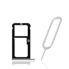 Soporte de bandeja para tarjeta de memoria y SIM de actualización duradera + pin de tarjeta para ZTE Zmax Pro Z981