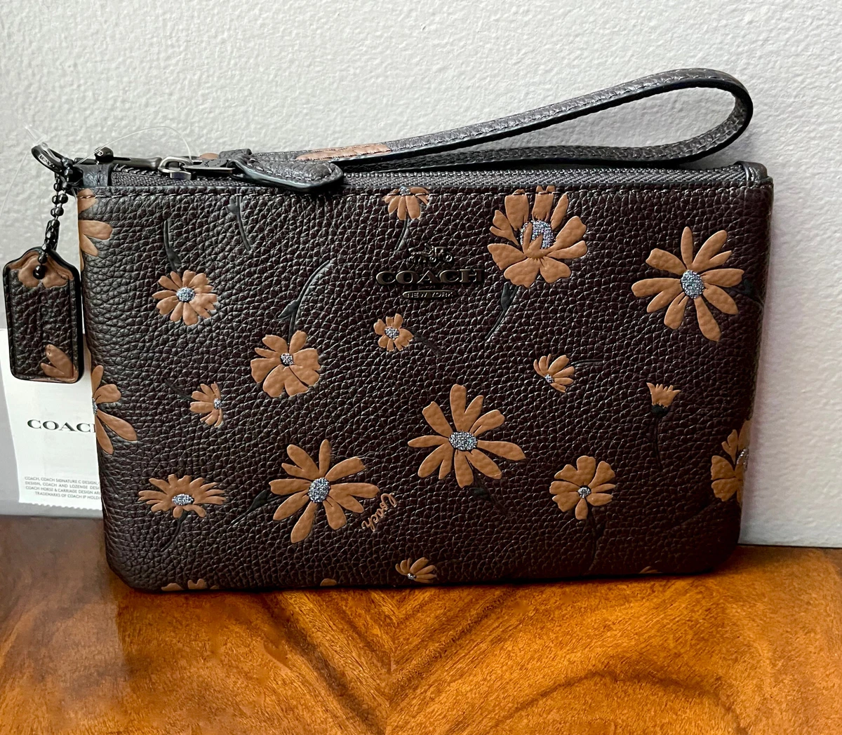 Daisy Rose Zip Wristlet Wallet and Phone Clutch