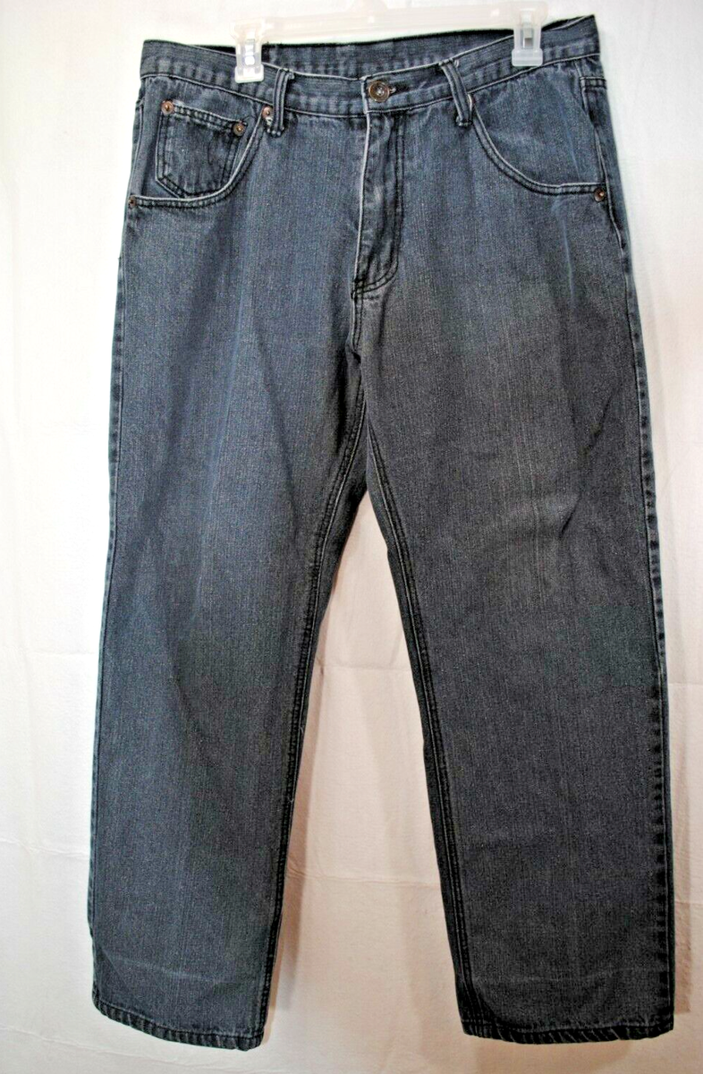 パンツ basement denim BROOKLYN BASEMENT PREMIUM DENIM MEN'S JEANS - SIZE 34x29.5 VG