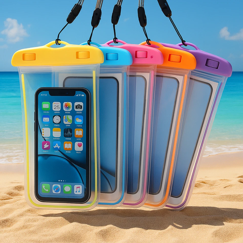 ⚡Waterproof Phone Holder BAG with LANYARD for iPhone, samsung, All Smart phone - Image 2 of 3