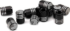 American Flag Valve Stem Cap, 12PCS Aluminum Alloy Rubber Sealed Tire Cap, Unive