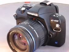 Olympus EVOLT E-450 10.0MP Digital SLR Olympus Lens, V. Good,Working,LOW S.C.