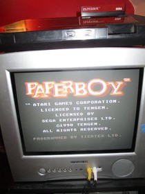 Sega Master System PAPERBOY w/Cartridge, Instructions & Box (CIB)