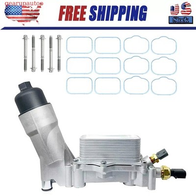 Engine Oil Cooler Filter Housing Assembly For Dodge Jeep Chrysler 2011-2022 3.6L