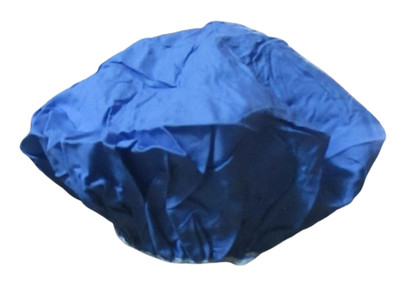 Bouffant Cap Blue Fabric Reusable 100% Cotton Latex-Free Band Scrub Style 1-25