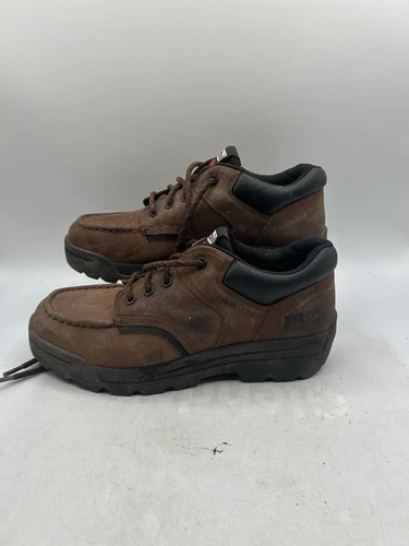 Stivali antinfortunistici Timberland Oxford uomo taglia 8 5 pelle marrone stringati punta acciaio