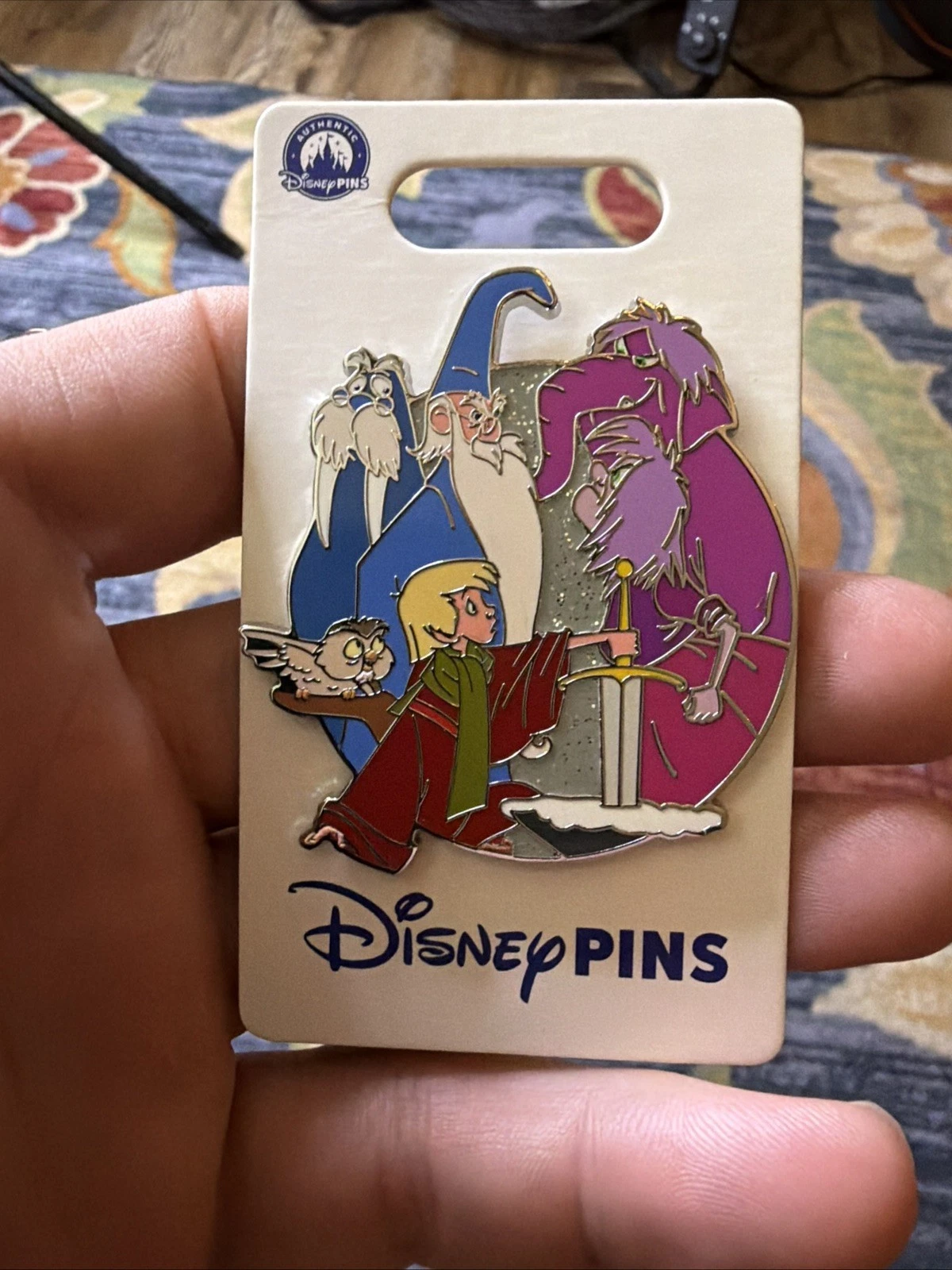 2025 Disney Parks Family Cluster Pin Sword In The Stone Arthur Merlin Mim