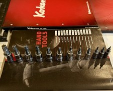 Snap On 12 Pc Combination Drive Torx Bit Standard Socket Set T8-T25 T27-T55 T47