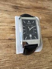 Armbanduhr von Hugo Boss Edelstahl mit Ledera...