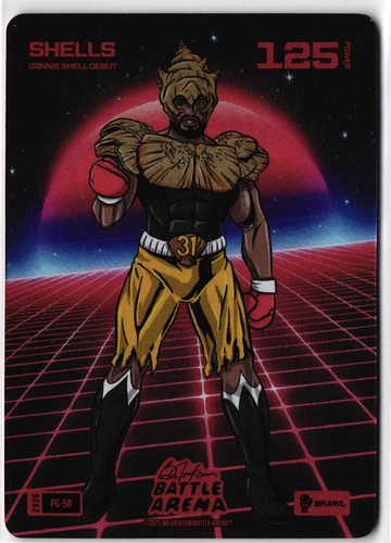 2026 Bo Jackson Battle Arena Shells Donnie Shell Power Glove Foil #PG-50 SP