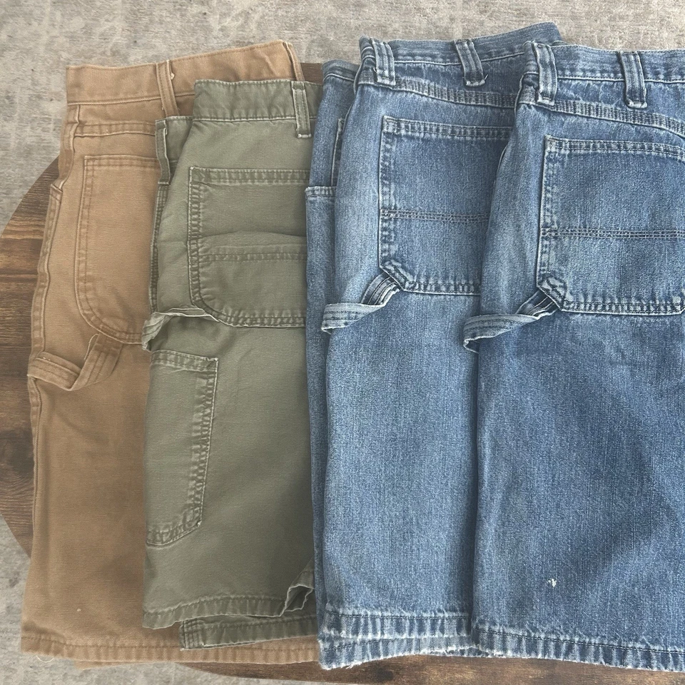 Y2K Carhartt Dickies Wrangler Capenter Shorts Bundle Lot Of 4 - Image 2 of 4