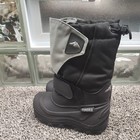 Kids Boots Tundra brand new Quebec Size 13  Black Grey waterproof well insulated — photo 6