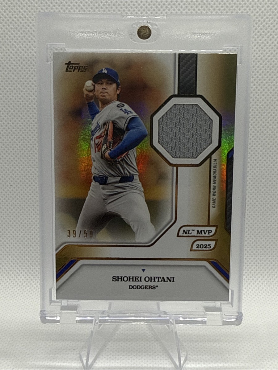 2025 Topps Mvp Collection - Shohei Ohtani #22-R Gold Foil Relics