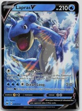 Lapras V Holo 049/202 Ultra Rare Sword & Shield Pokemon NM/M