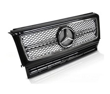 Front Grill for MERCEDES W463 1990-2012 AMG Style Black Chrome
