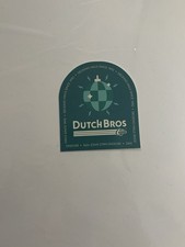 Dutch Bros Rare Winter Wonderland Decking Halls Disco Ball Sticker