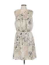 H By Halston Women Ivory Casual Dress L