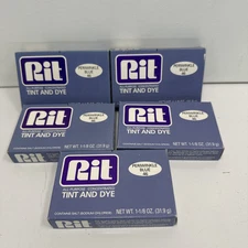 Rit Tint And Dye Periwinkle Blue #46 NOS Lot Of 5