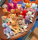 TY Beanie Babies LOT Bears ~ Birthdays, 2000, & More! ~ Vintage ~ Smoke Free