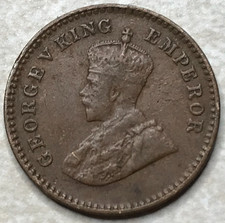 1935 British India 1/12 Anna Foreign Coin F163