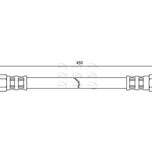 APEC Brake Hose HOS3098