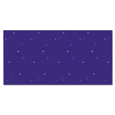 Pacon 56225 48" x 50' Roll Fadeless Designs Bulletin Board Paper - Night Sky New