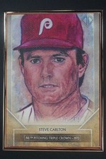 2020 Topps Transcendent Steve Carlton Sketch Reproduction /95 Phillies DZ1156