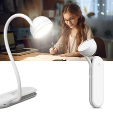 LED Touch Desk Lamp Bedside Study Reading Table Light Dimmable USB Rechargeable